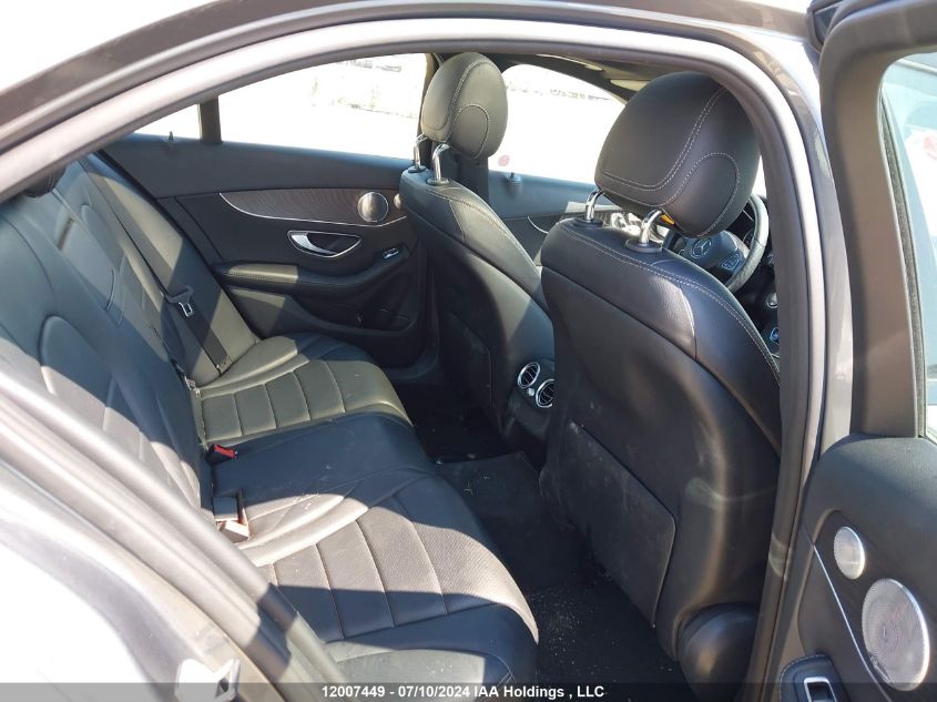 2017 Mercedes-Benz C 300 4Matic VIN: 55SWF4KB0HU182616 Lot: 12007449