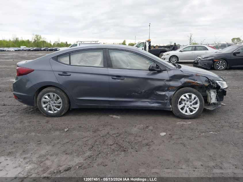 2020 Hyundai Elantra VIN: KMHD74LF7LU909835 Lot: 12007451