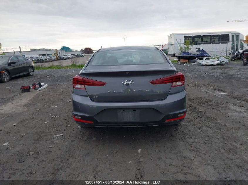 2020 Hyundai Elantra VIN: KMHD74LF7LU909835 Lot: 12007451