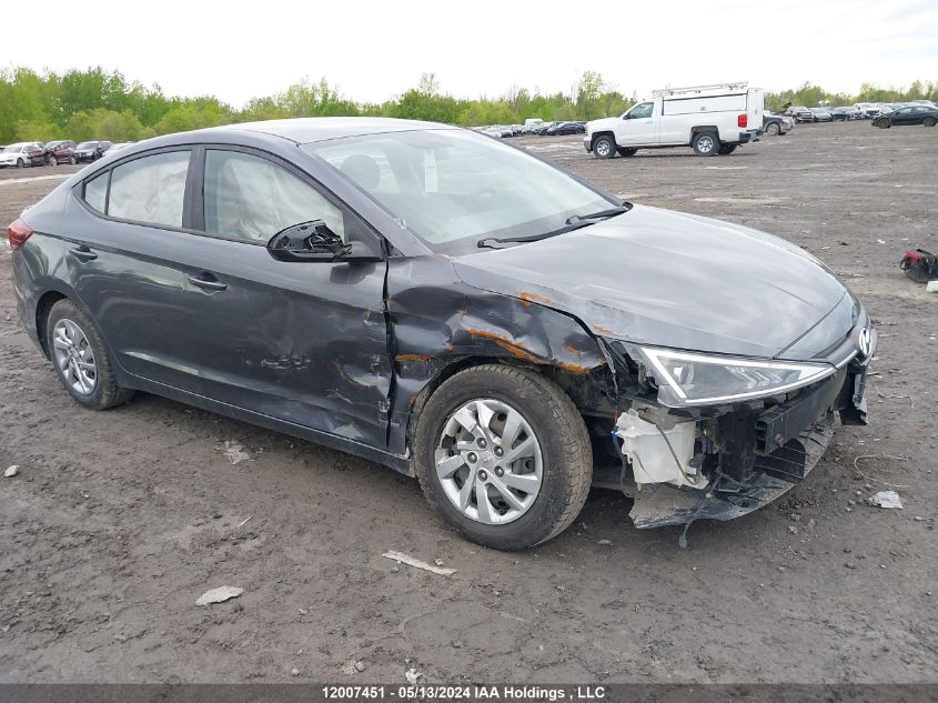 2020 Hyundai Elantra VIN: KMHD74LF7LU909835 Lot: 12007451