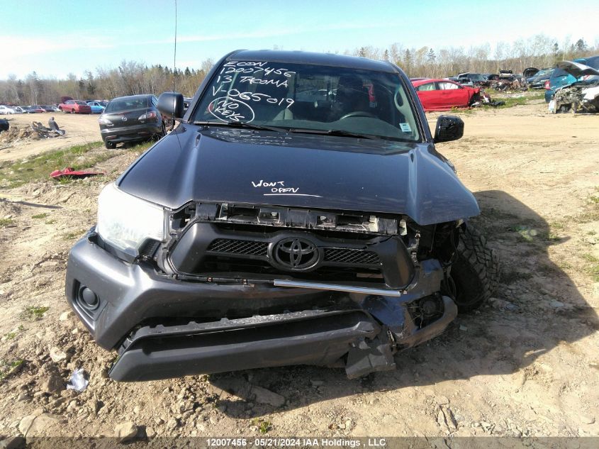 2013 Toyota Tacoma Base V6 VIN: 5TFUU4EN5DX065019 Lot: 12007456