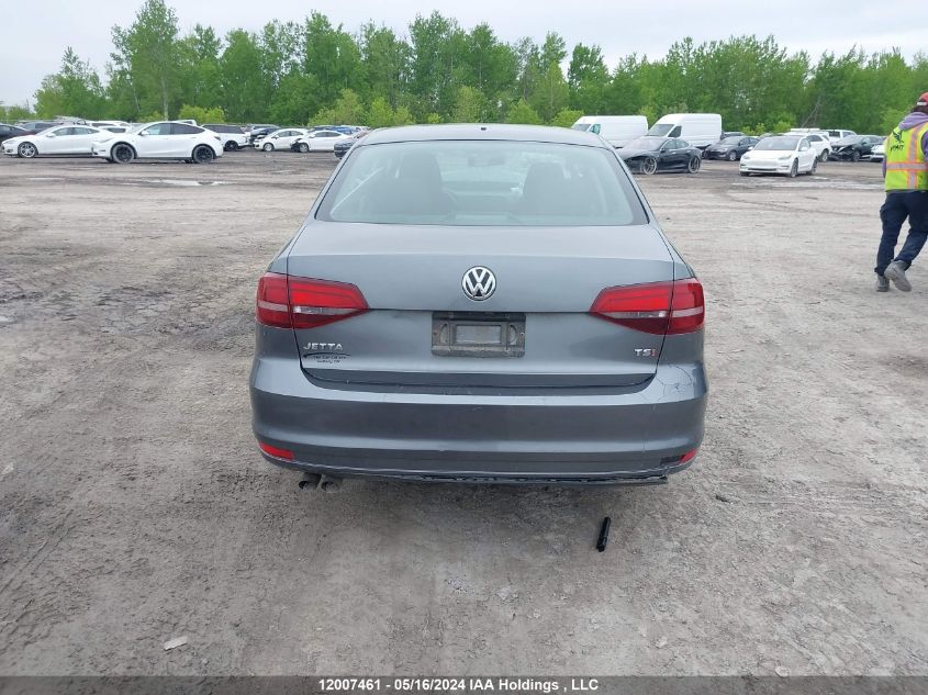 2016 Volkswagen Jetta S VIN: 3VW267AJ0GM341538 Lot: 12007461