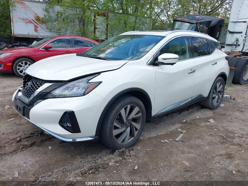 2019 Nissan Murano VIN: 5N1AZ2MS4KN163124 Lot: 12007473