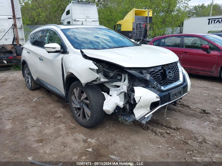 2019 Nissan Murano VIN: 5N1AZ2MS4KN163124 Lot: 12007473