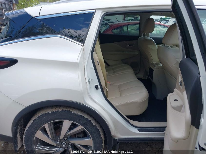 2019 Nissan Murano VIN: 5N1AZ2MS4KN163124 Lot: 12007473