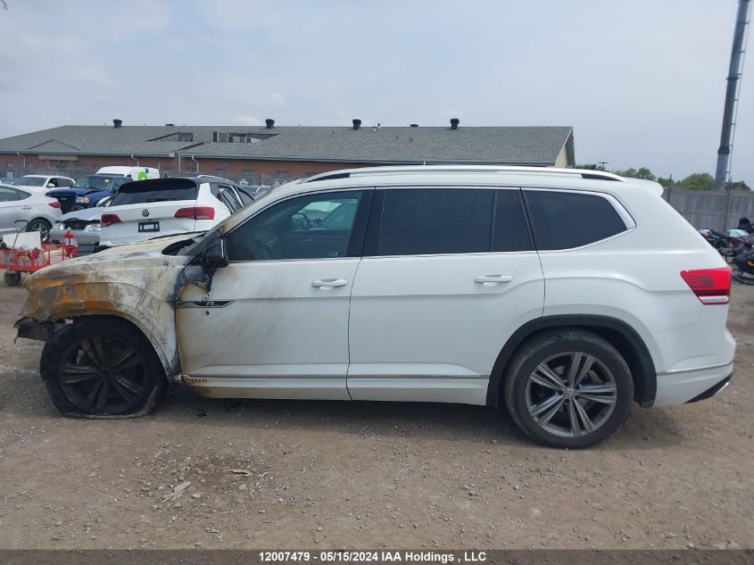 2018 Volkswagen Atlas VIN: 1V2TR2CA3JC553887 Lot: 12007479