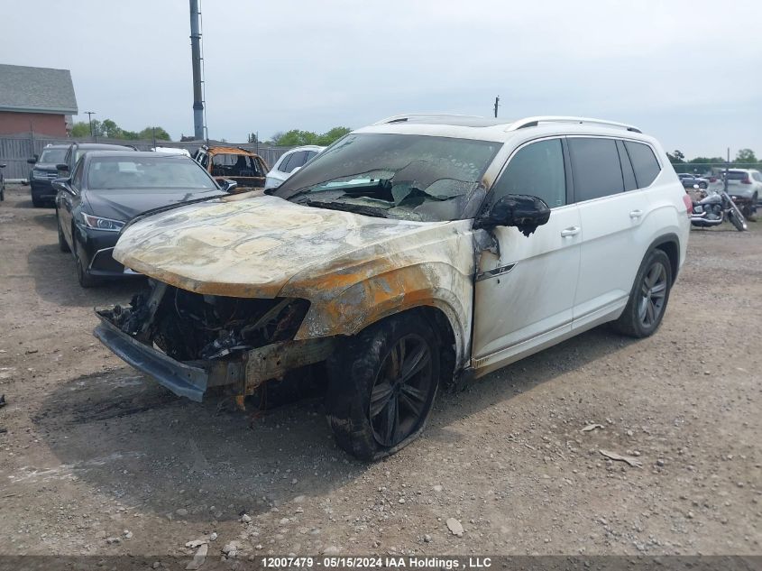 2018 Volkswagen Atlas VIN: 1V2TR2CA3JC553887 Lot: 12007479