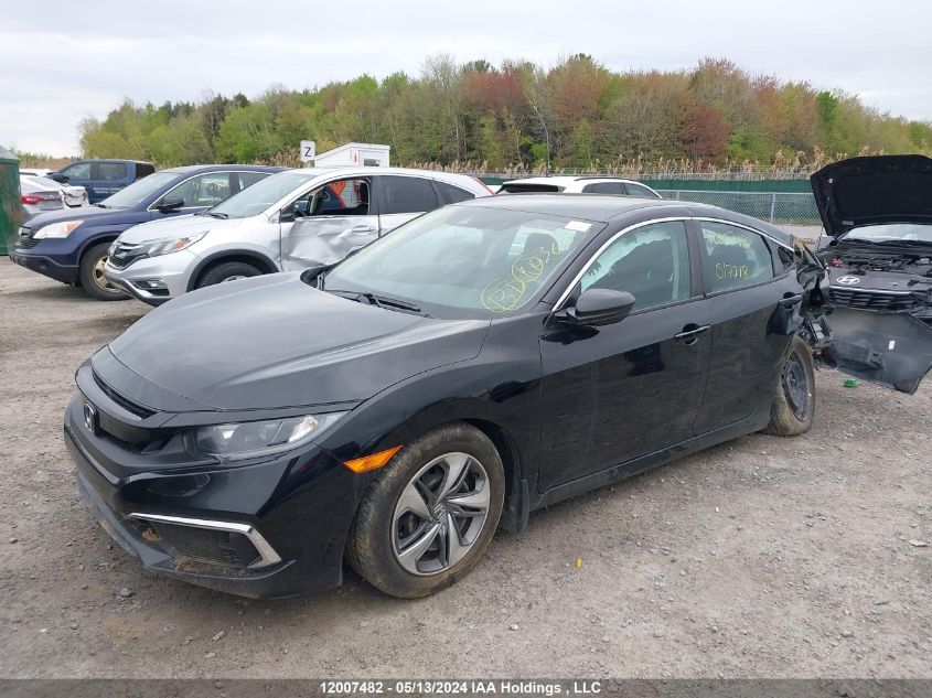 2019 Honda Civic Sedan VIN: 2HGFC2F59KH017718 Lot: 12007482