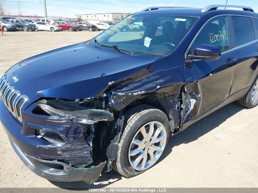 2016 Jeep Cherokee Limited VIN: 1C4PJMDS9GW225166 Lot: 12007492