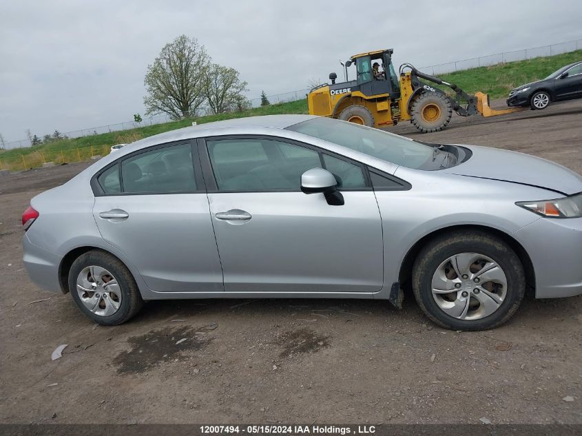 2013 Honda Civic Sdn VIN: 2HGFB2F45DH003926 Lot: 12007494