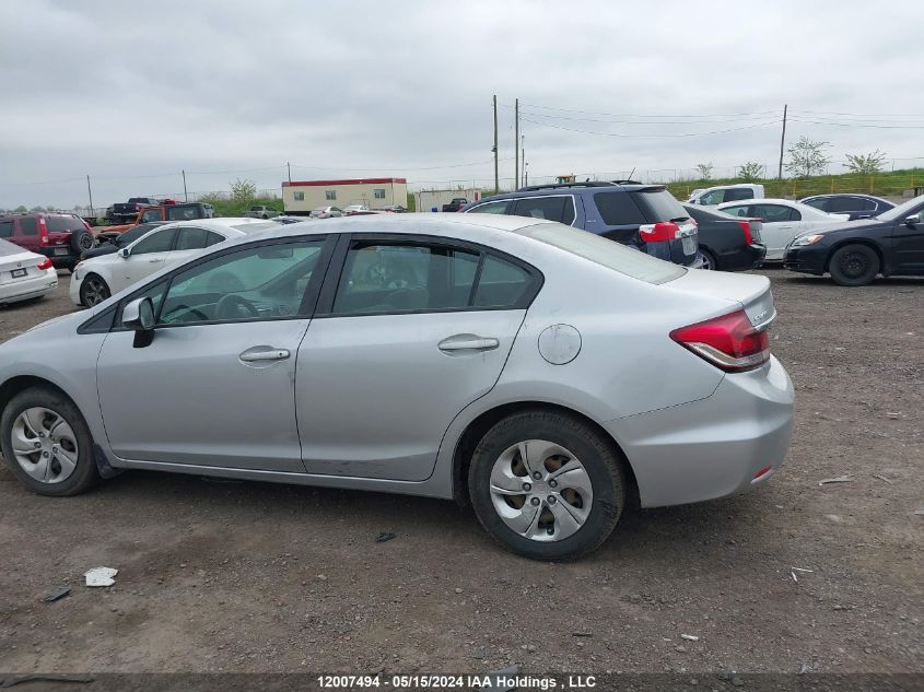 2013 Honda Civic Sdn VIN: 2HGFB2F45DH003926 Lot: 12007494