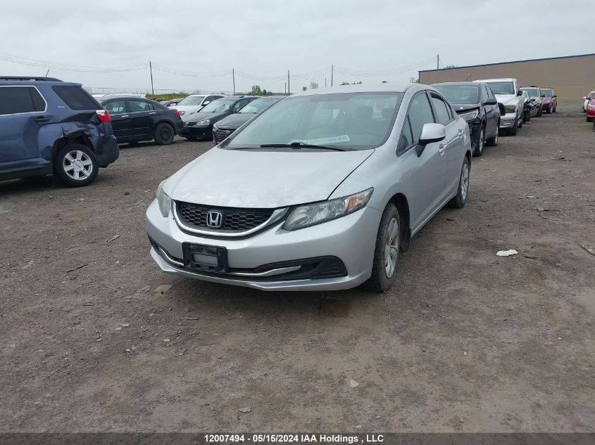 2013 Honda Civic Sdn VIN: 2HGFB2F45DH003926 Lot: 12007494