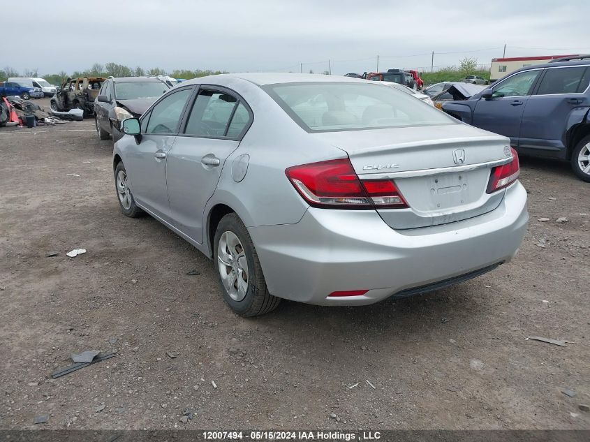 2013 Honda Civic Sdn VIN: 2HGFB2F45DH003926 Lot: 12007494