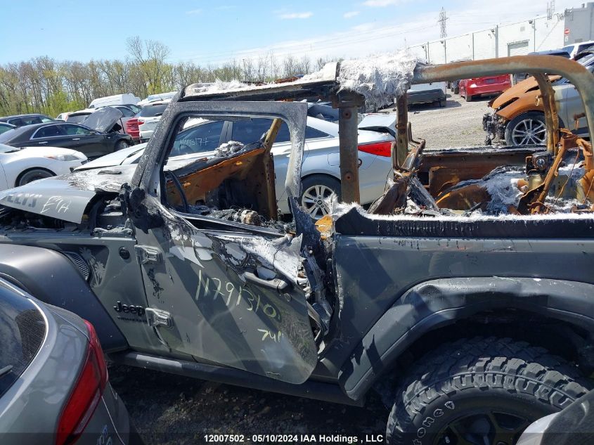 2021 Jeep Wrangler Willys VIN: 1C4GJXAN4MW845483 Lot: 12007502