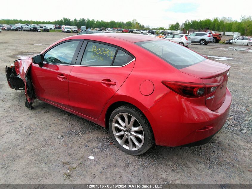 2014 Mazda 3 Grand Touring VIN: JM1BM1W37E1179840 Lot: 12007516