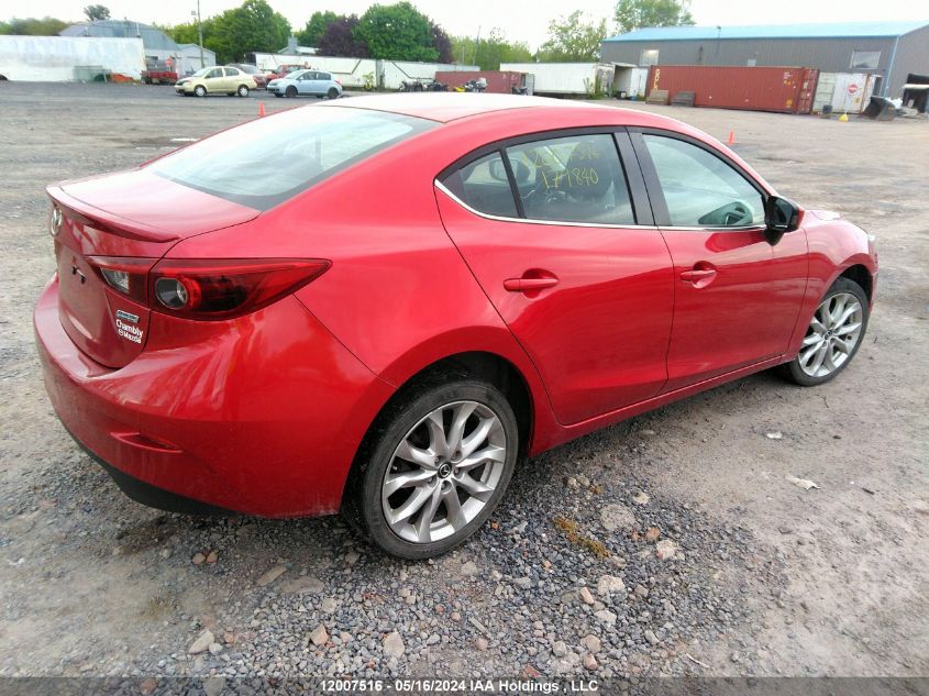 2014 Mazda 3 Grand Touring VIN: JM1BM1W37E1179840 Lot: 12007516