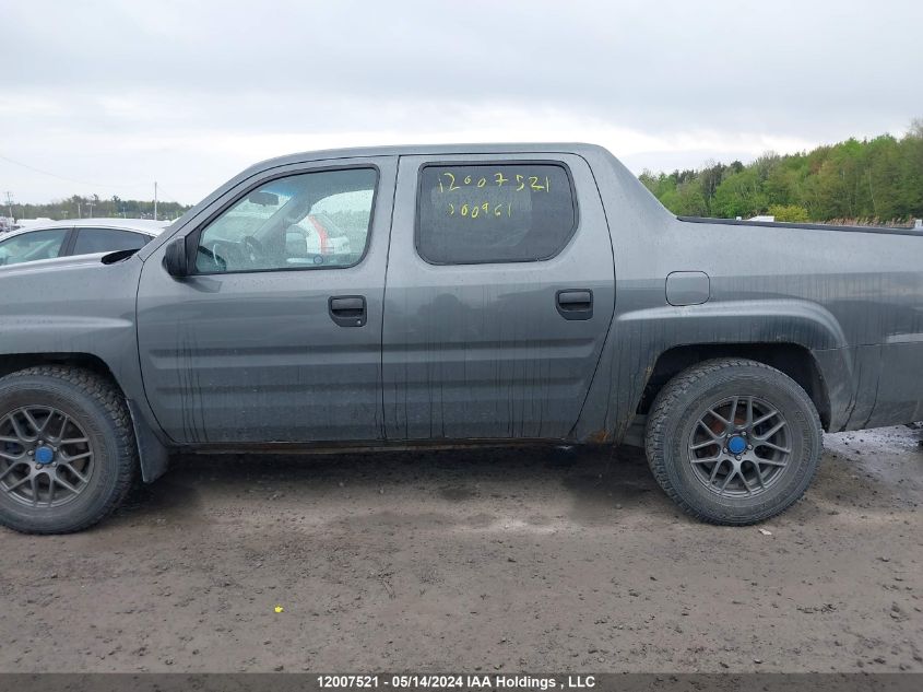 2007 Honda Ridgeline VIN: 2HJYK16417H000961 Lot: 12007521