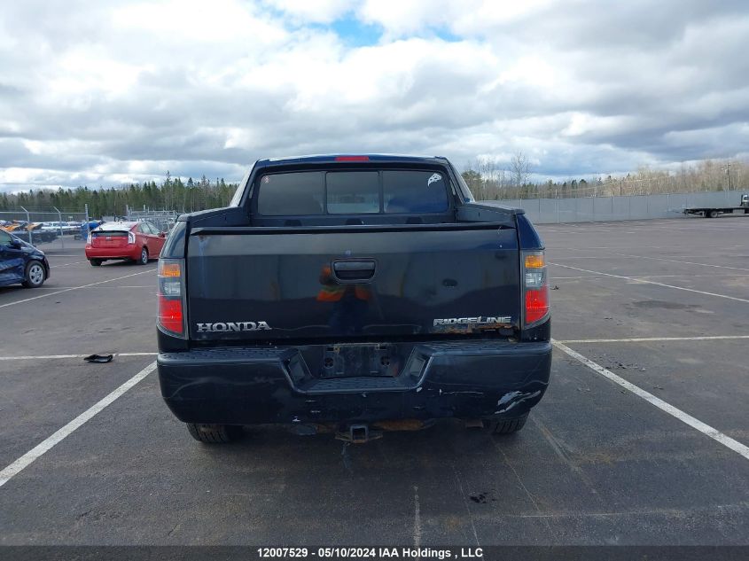 2006 Honda Ridgeline VIN: 2HJYK16476H004009 Lot: 12007529