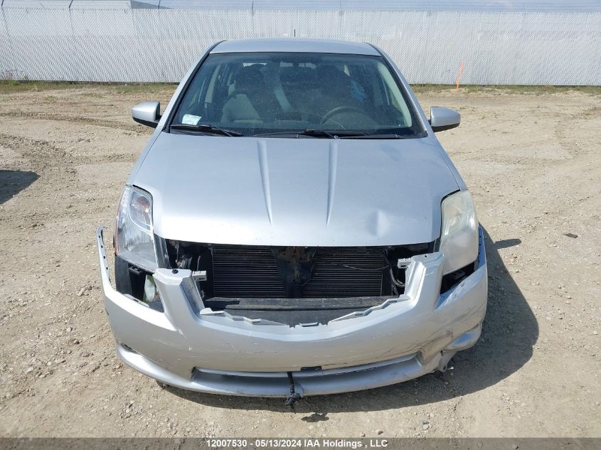 2012 Nissan Sentra 2.0/2.0S/Sr/2.0Sl VIN: 3N1AB6AP9CL621180 Lot: 12007530