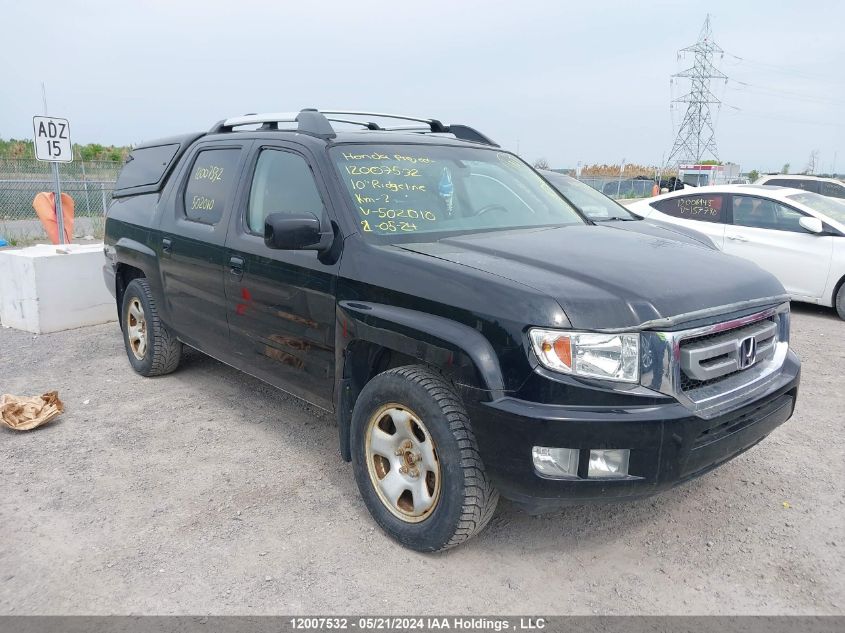 2010 Honda Ridgeline VIN: 5FPYK1F52AB502010 Lot: 12007532