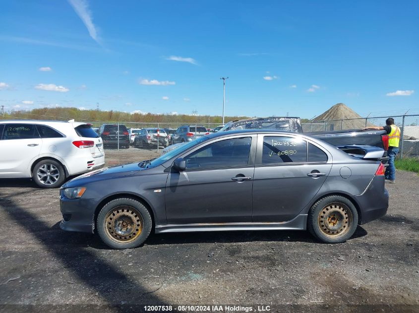 2009 Mitsubishi Lancer Es/Es Sport VIN: JA3AU26U59U608180 Lot: 12007538