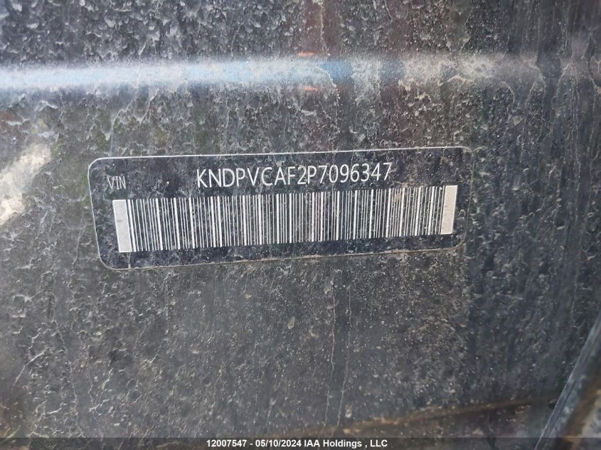 2023 Kia Sportage VIN: KNDPVCAF2P7096347 Lot: 12007547