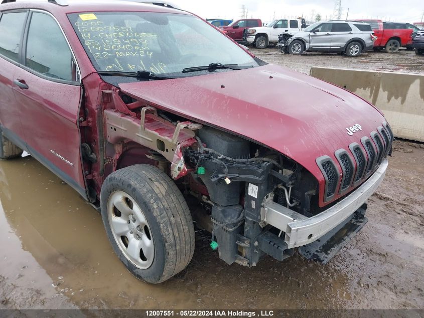 2014 Jeep Cherokee Sport VIN: 1C4PJLAB3EW159497 Lot: 12007551