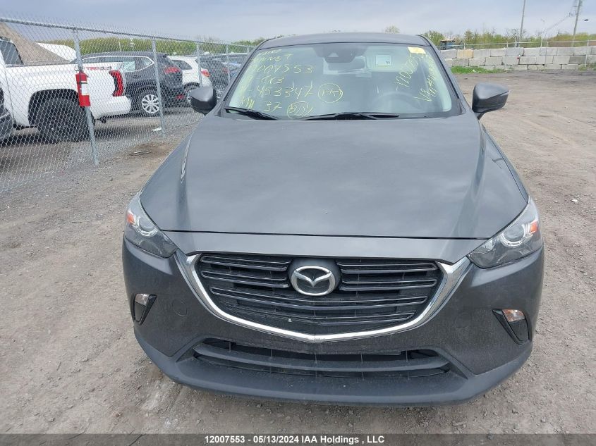 2019 Mazda Cx-3 VIN: JM1DKFC77K0453347 Lot: 12007553
