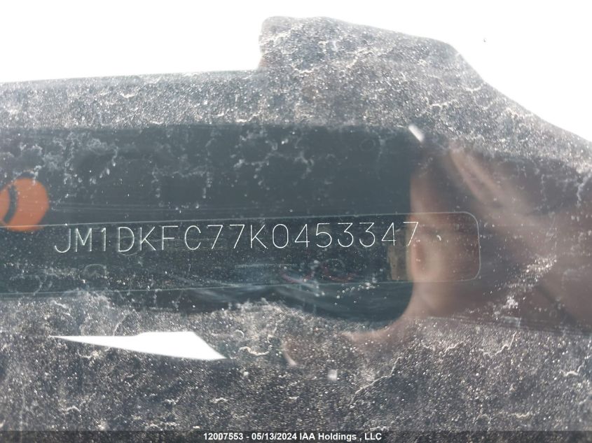 2019 Mazda Cx-3 VIN: JM1DKFC77K0453347 Lot: 12007553