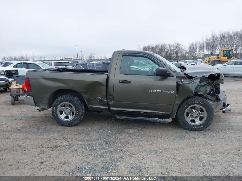 2012 Ram 1500 St VIN: 3C6JD6AK2CG206763 Lot: 12007571