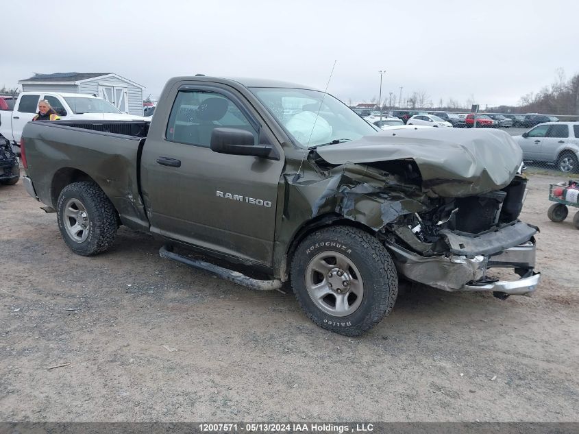 2012 Ram 1500 St VIN: 3C6JD6AK2CG206763 Lot: 12007571