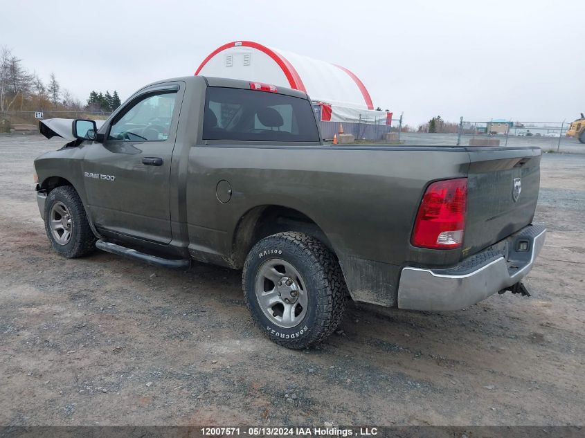 2012 Ram 1500 St VIN: 3C6JD6AK2CG206763 Lot: 12007571