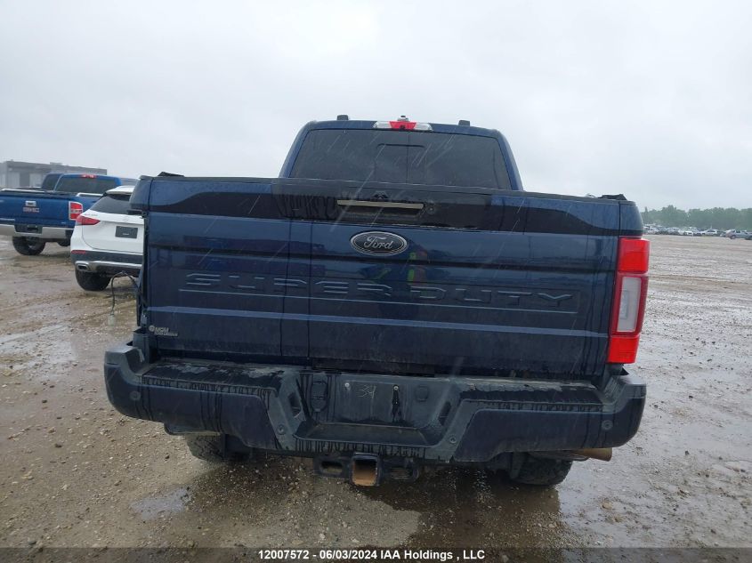 2022 Ford F-350 Lariat VIN: 1FT8W3BTXNEF92429 Lot: 12007572