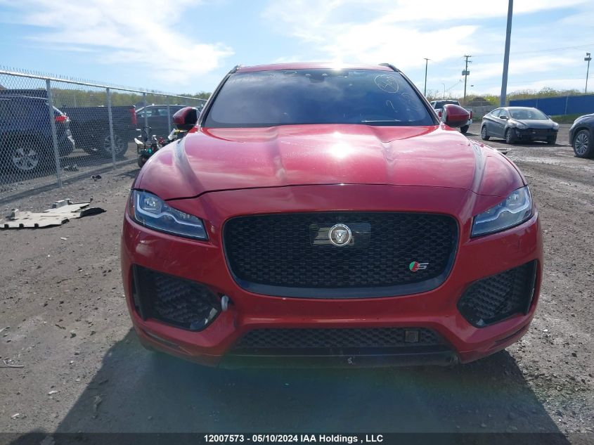 2018 Jaguar F-Pace VIN: SADCM2FV8JA328721 Lot: 12007573