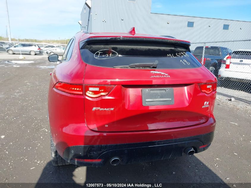 2018 Jaguar F-Pace VIN: SADCM2FV8JA328721 Lot: 12007573