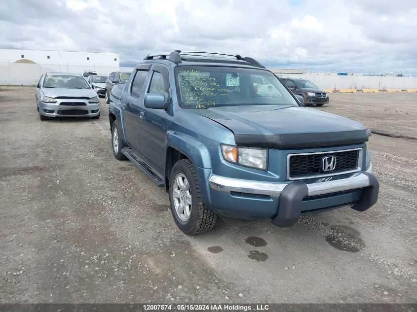 2007 Honda Ridgeline VIN: 2HJYK16527H004476 Lot: 12007574