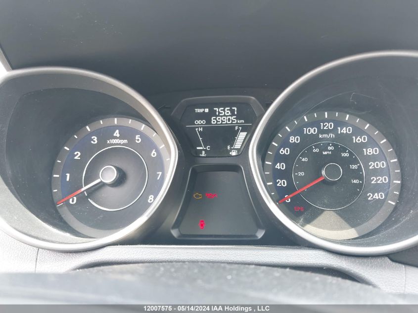 2013 Hyundai Elantra VIN: 5NPDH4AE7DH188374 Lot: 12007575