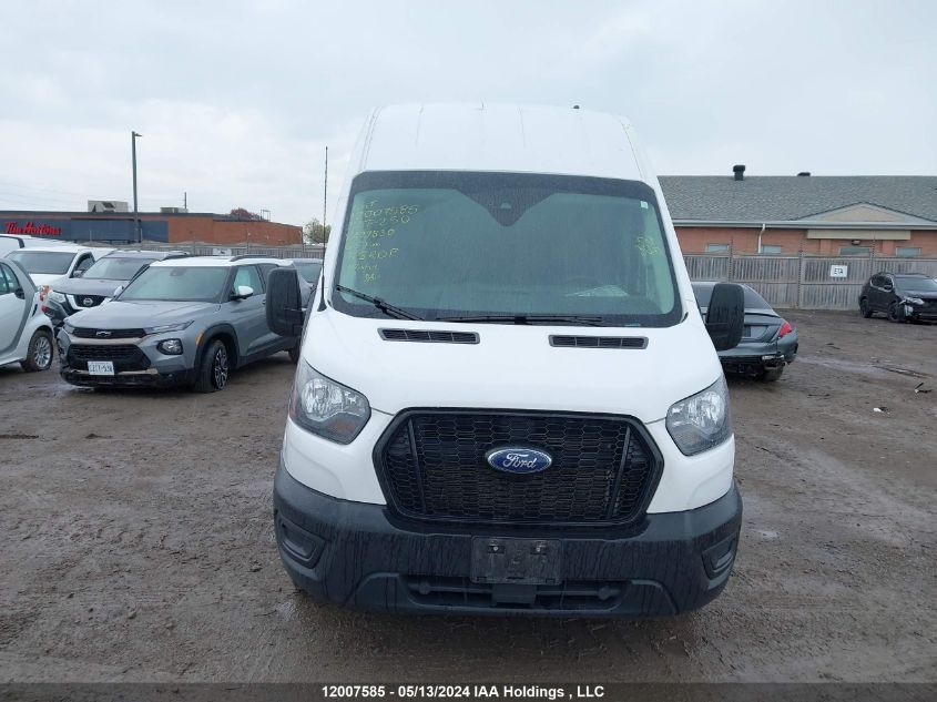 2022 Ford Transit T-250 VIN: 1FTBR1X80NKA79830 Lot: 12007585
