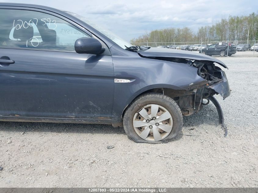 2010 Hyundai Accent Se VIN: KMHCN3BC0AU174325 Lot: 12007593