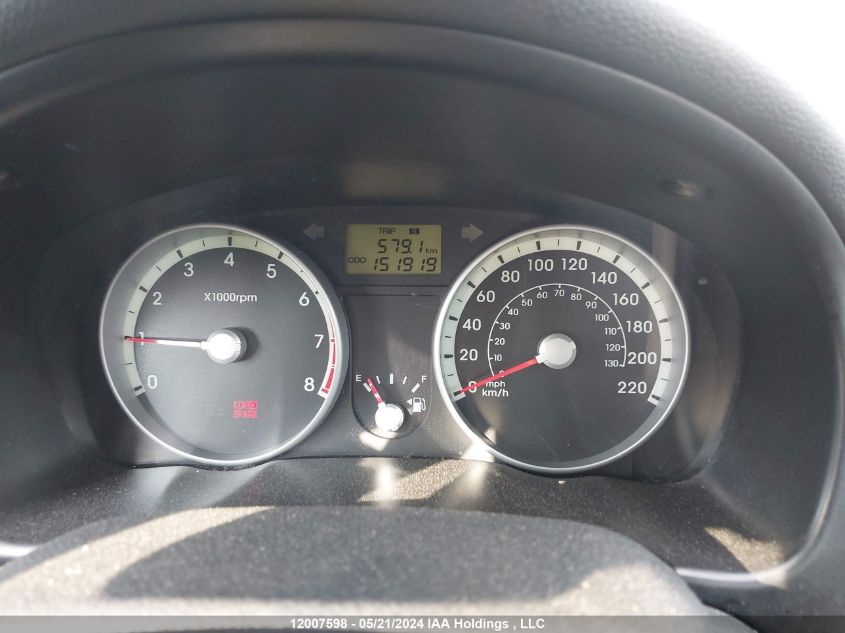 2009 Hyundai Accent VIN: KMHCN35C59U136192 Lot: 12007598