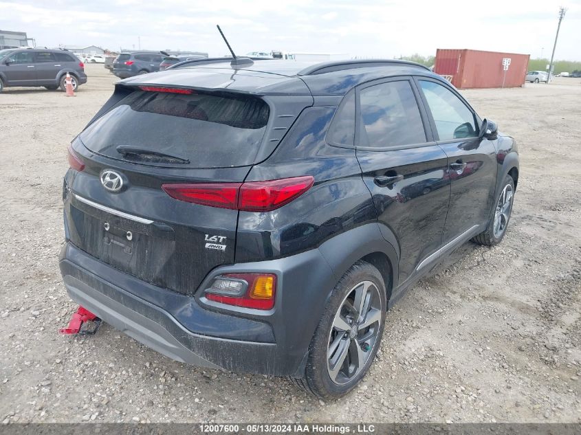 2021 Hyundai Kona Trend Awd VIN: KM8K3CA58MU744418 Lot: 12007600