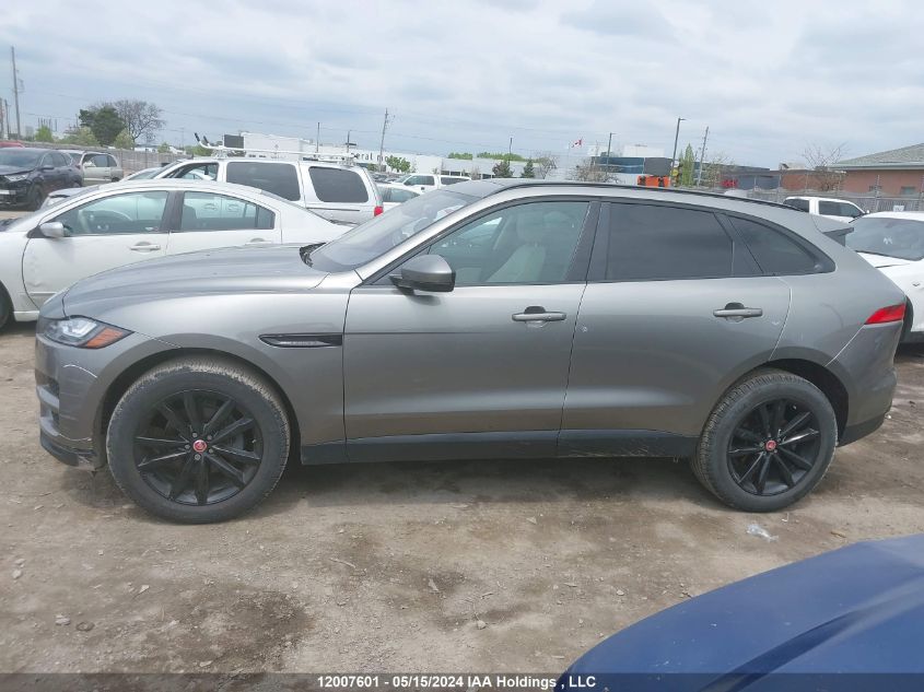 2019 Jaguar F-Pace VIN: SADCK2FX5KA606841 Lot: 12007601