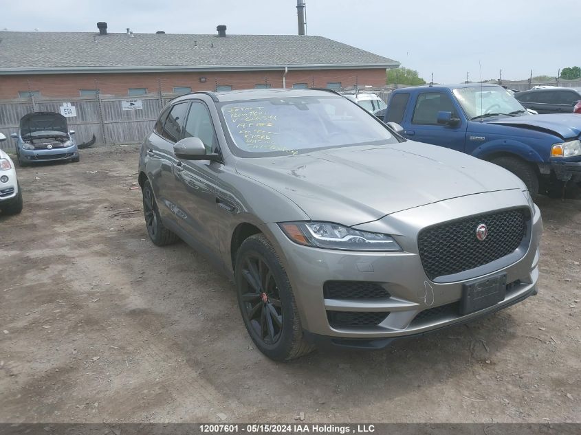 2019 Jaguar F-Pace VIN: SADCK2FX5KA606841 Lot: 12007601