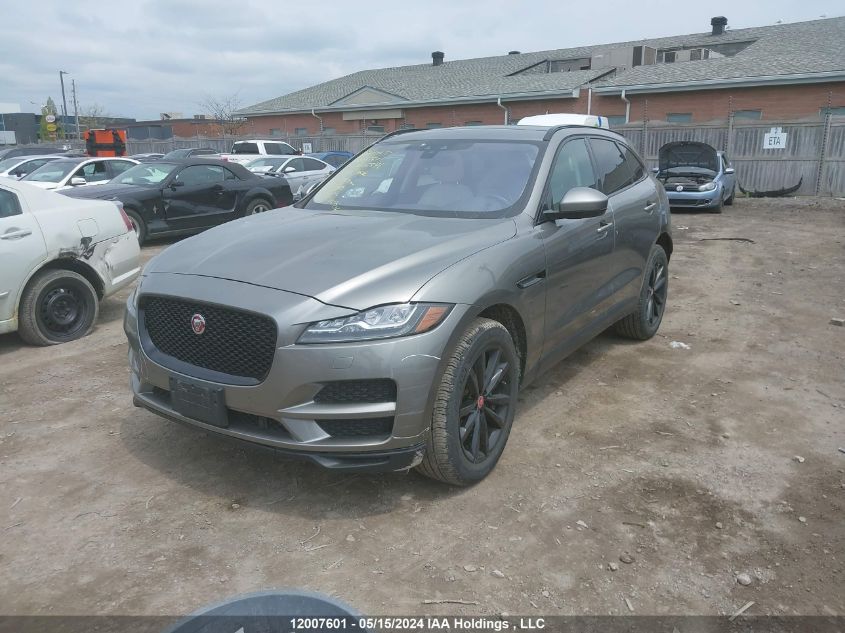 2019 Jaguar F-Pace VIN: SADCK2FX5KA606841 Lot: 12007601