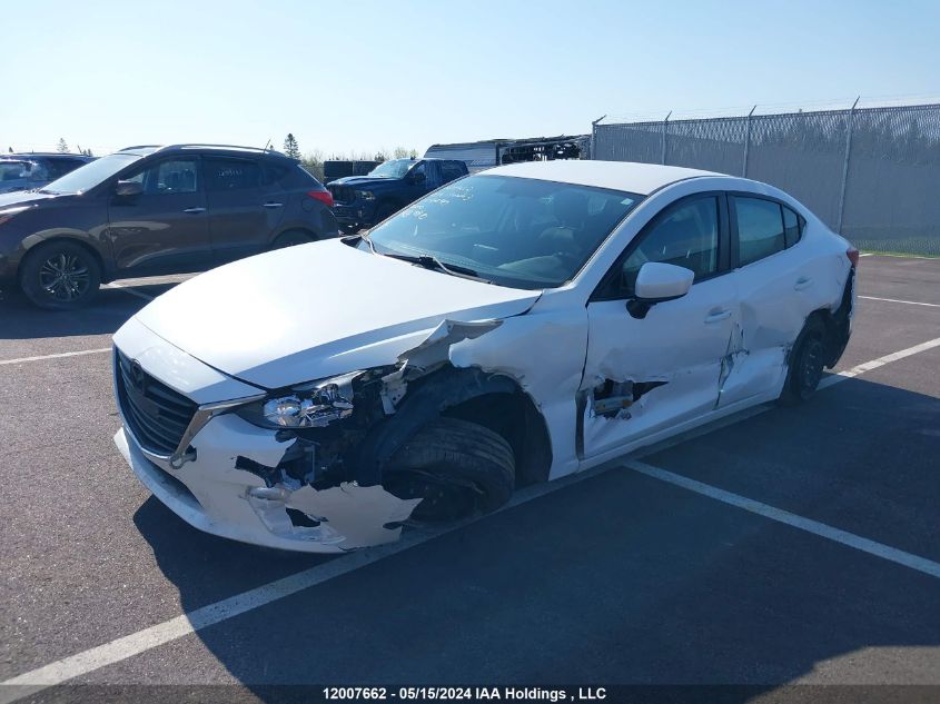 2016 Mazda Mazda3 VIN: 3MZBM1U75GM248789 Lot: 12007662