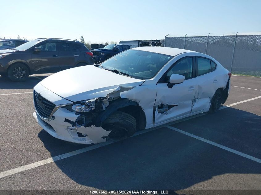 2016 Mazda Mazda3 VIN: 3MZBM1U75GM248789 Lot: 12007662