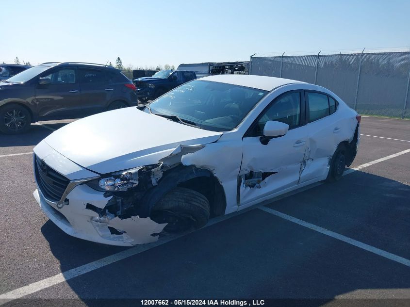 2016 Mazda Mazda3 VIN: 3MZBM1U75GM248789 Lot: 12007662