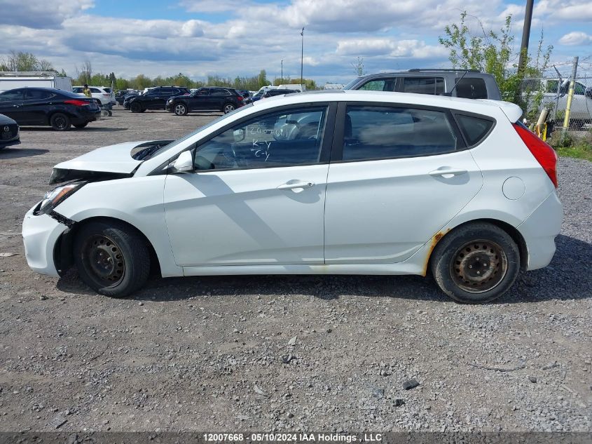 2014 Hyundai Accent Gls VIN: KMHCU5AE6EU197437 Lot: 12007668