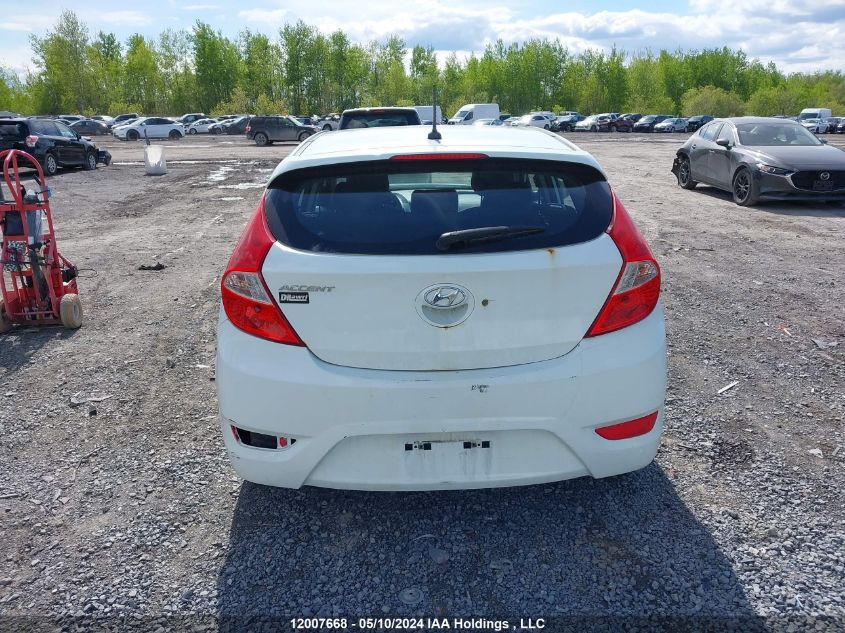 2014 Hyundai Accent Gls VIN: KMHCU5AE6EU197437 Lot: 12007668