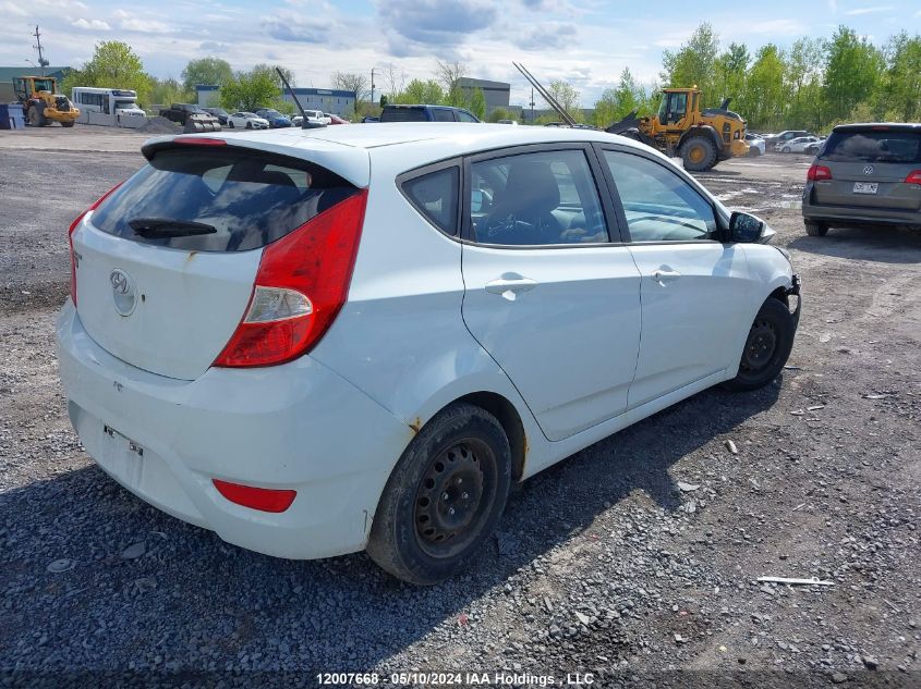 2014 Hyundai Accent Gls VIN: KMHCU5AE6EU197437 Lot: 12007668